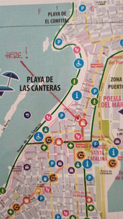 Comodo monolocale vicino la spiaggia, con Wi-Fi Appartamento Las Palmas de Gran Canaria Esterno foto